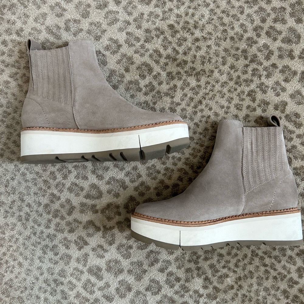 Suede booties